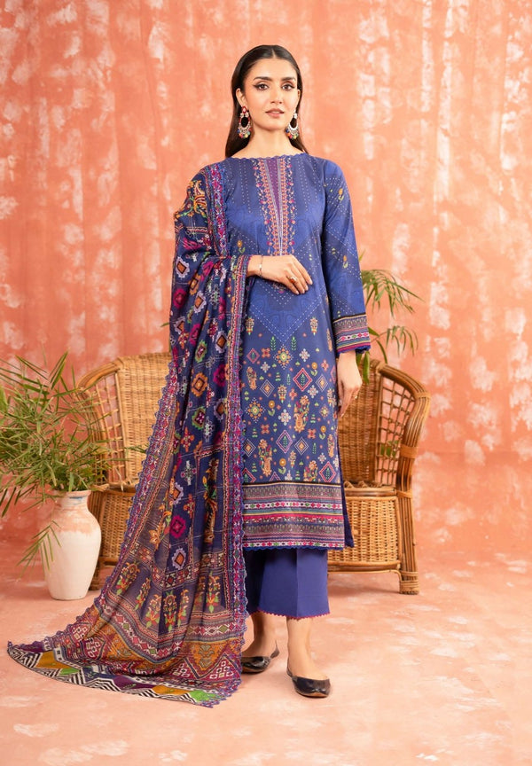 A12 HANIA Digital Printed Embroidered Lawn Collection