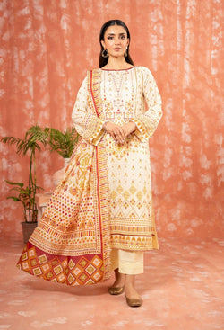A6 HANIA Digital Printed Embroidered Lawn Collection