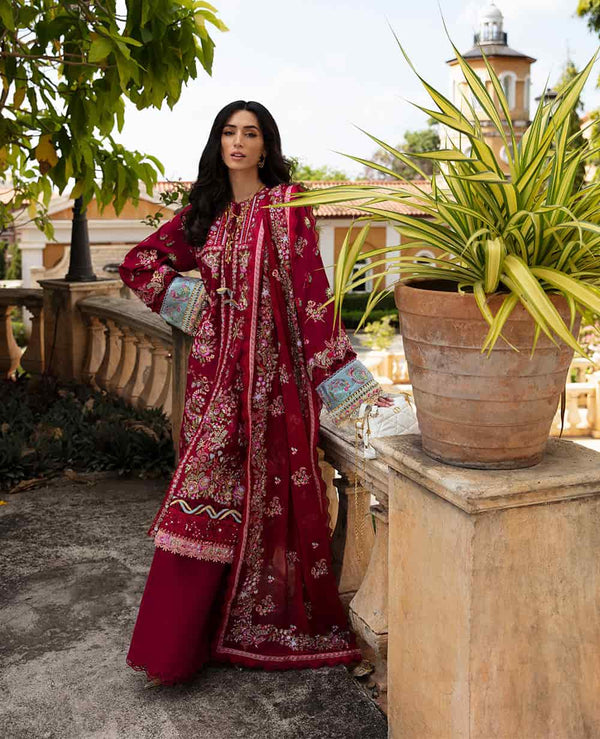 Rouge (D8-A) Ilana Eid Luxury Lawn Collection