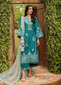 Siraa Luxury Lawn Collection V 2 (Faizah-A)