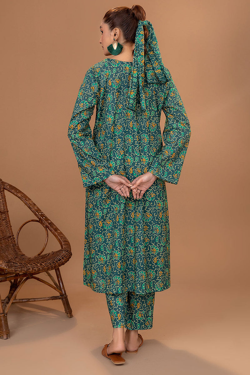 2P PRINTED SUIT LAWN PRET (SHIRT/TROUSER)